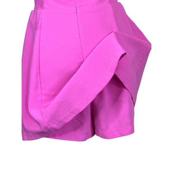 Amanda Uprichard Kerry Skort Romper in Aster & Ivory Large New Womens Dress - Picture 8 of 15